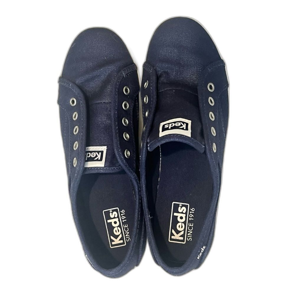 Keds Women’s Navy Blue Tennis Shoes Low Top Preloved Sneakers Size 7.5 - Picture 4 of 12